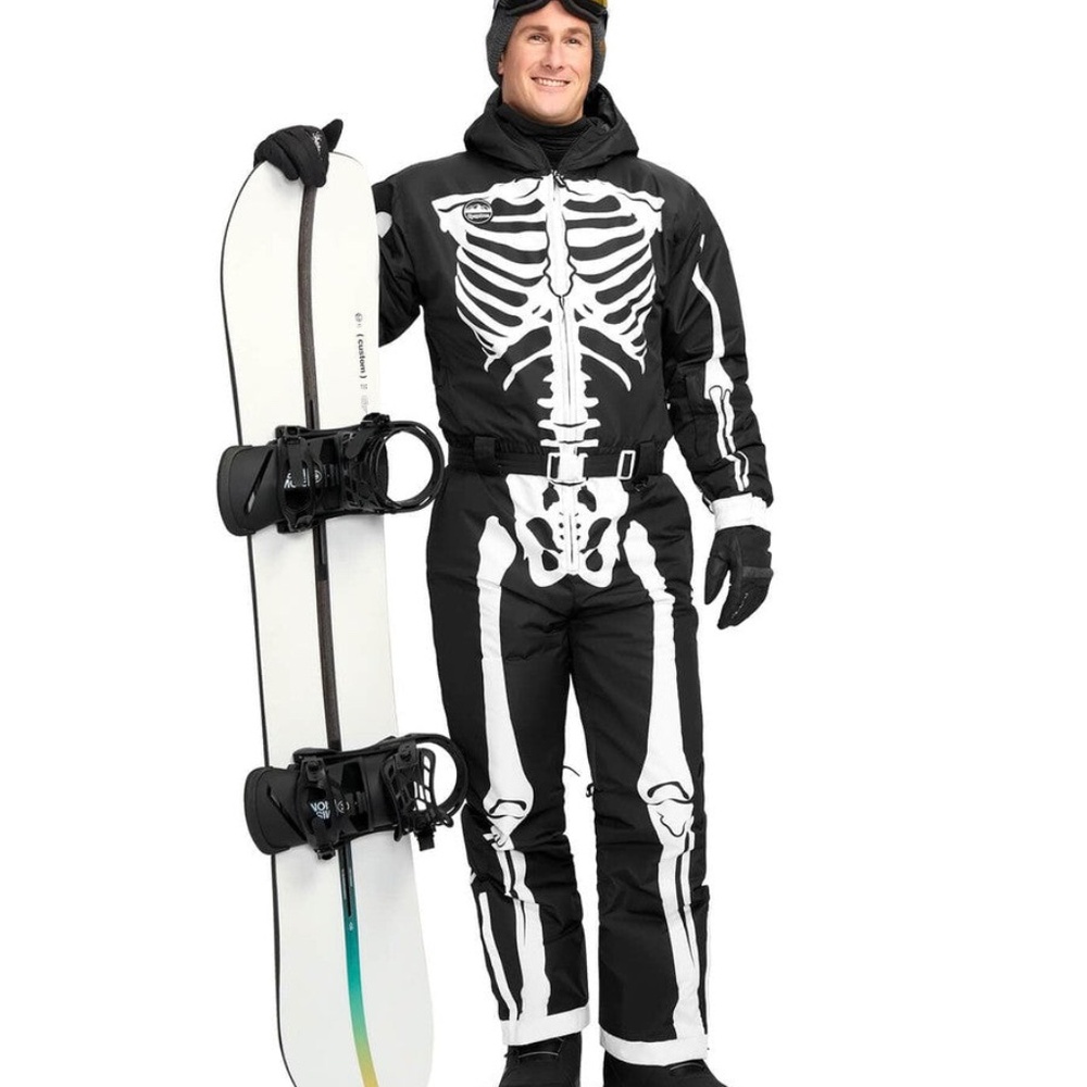 Tipsy Elves Men's Skeleton Snow Suit Size XLXL